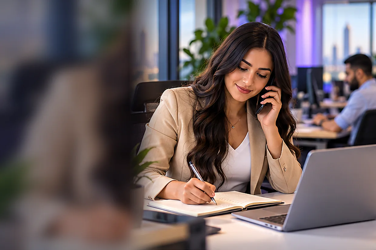 Virtual assistant preparing a weekly lead generation report