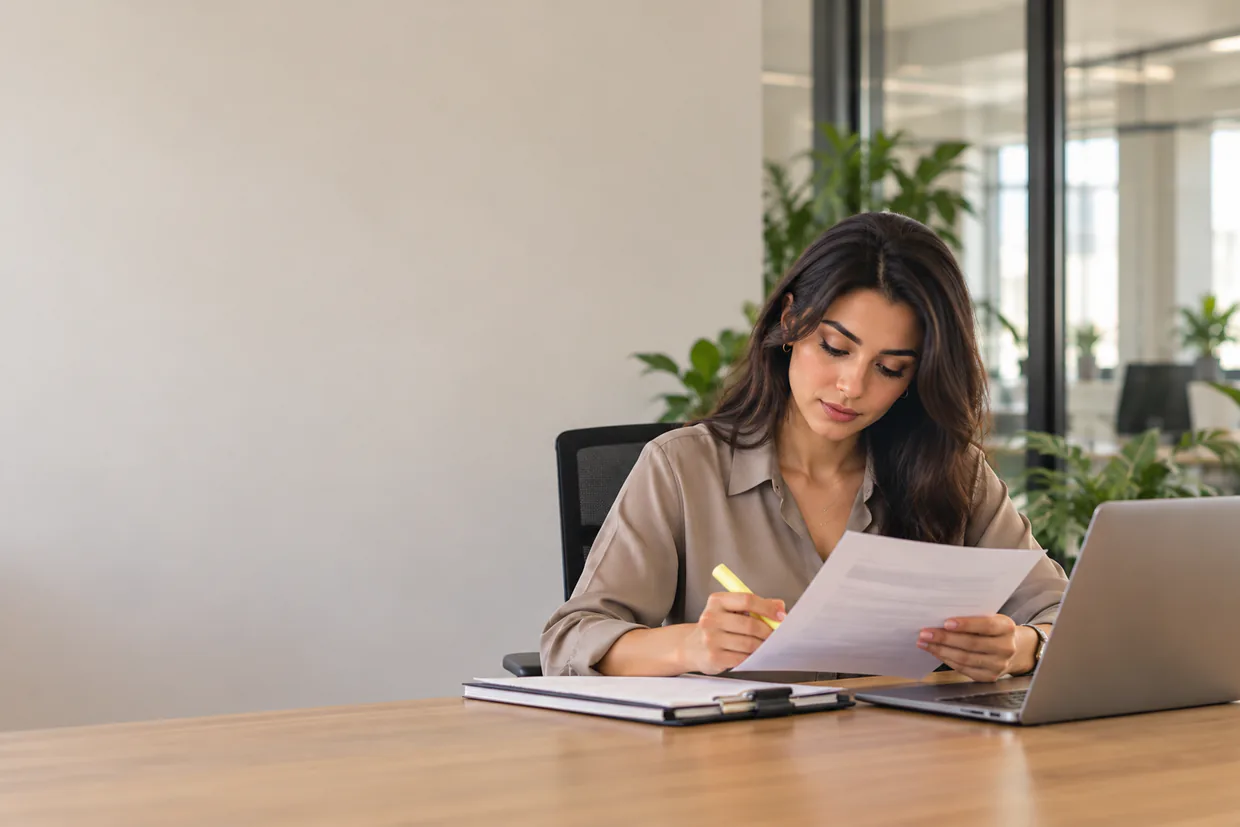 Hiring manager's assistant reviewing an SDR job description