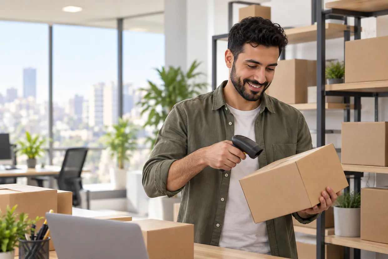 Amazon virtual assistant preparing marketplace stock