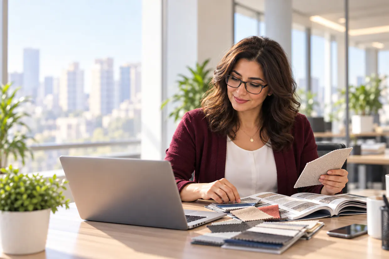 Product listing virtual assistant managing a catalogue