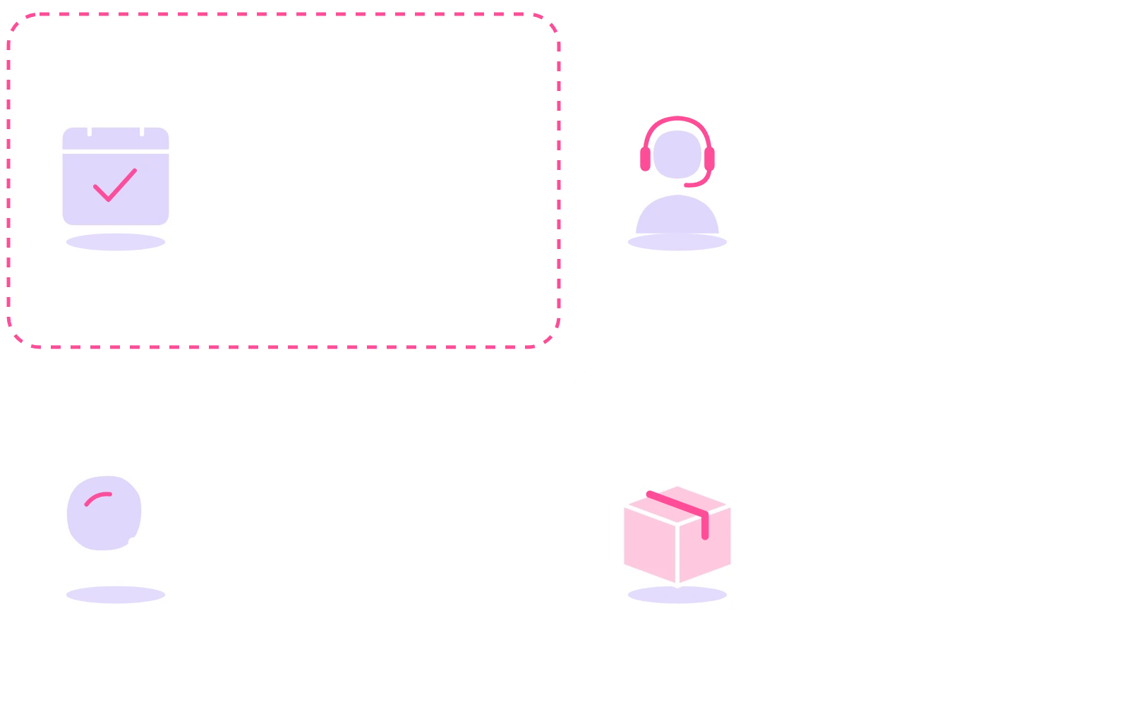 Four families of virtual assistant work: admin, customer service, lead generation and e-commerce, with admin the usual first